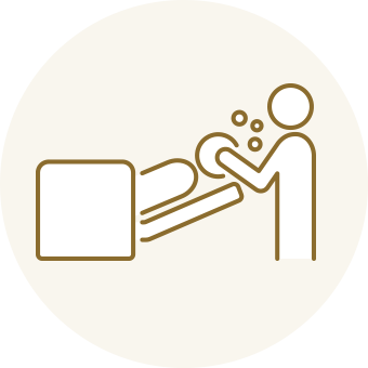 シャンプーしているアイコン